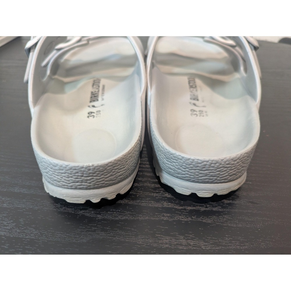 Birkenstock Arizona EVA Sandals Womens Size 8 Silver Slide Germany Waterproof - Picture 6 of 8